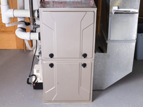 Double stage gas furnace